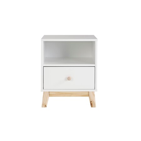 Alaterre Furniture MOD 19 1/2"W One Drawer Nightstand AJMD0120WH